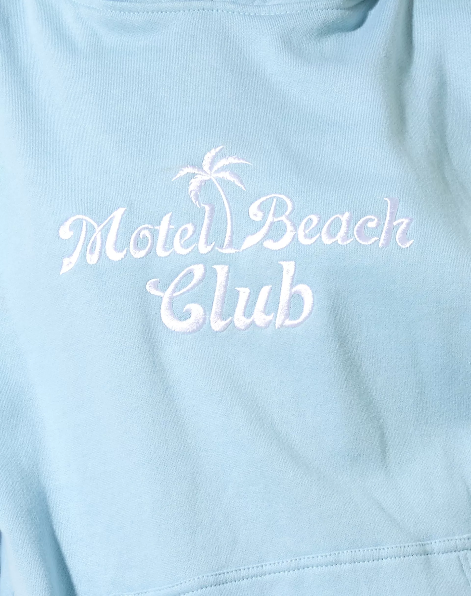 Oversize Hoodie in Nantucket Blue Motel Beach Club