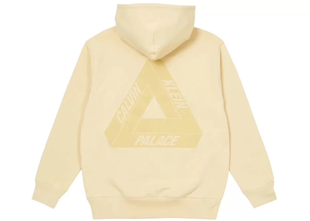 Palace x Calvin Klein Tri-Ferg Hoodie (Wheat)