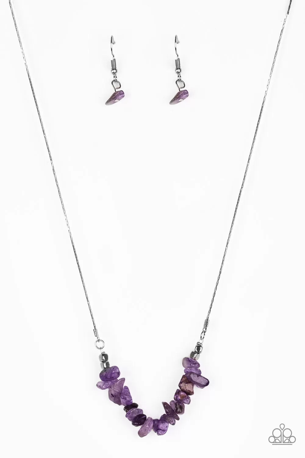 Paparazzi Back To Nature - Purple Necklace