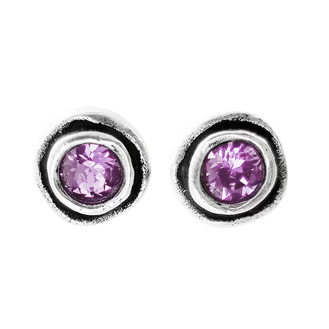 Patricia Locke On The Dot Purple Earrings