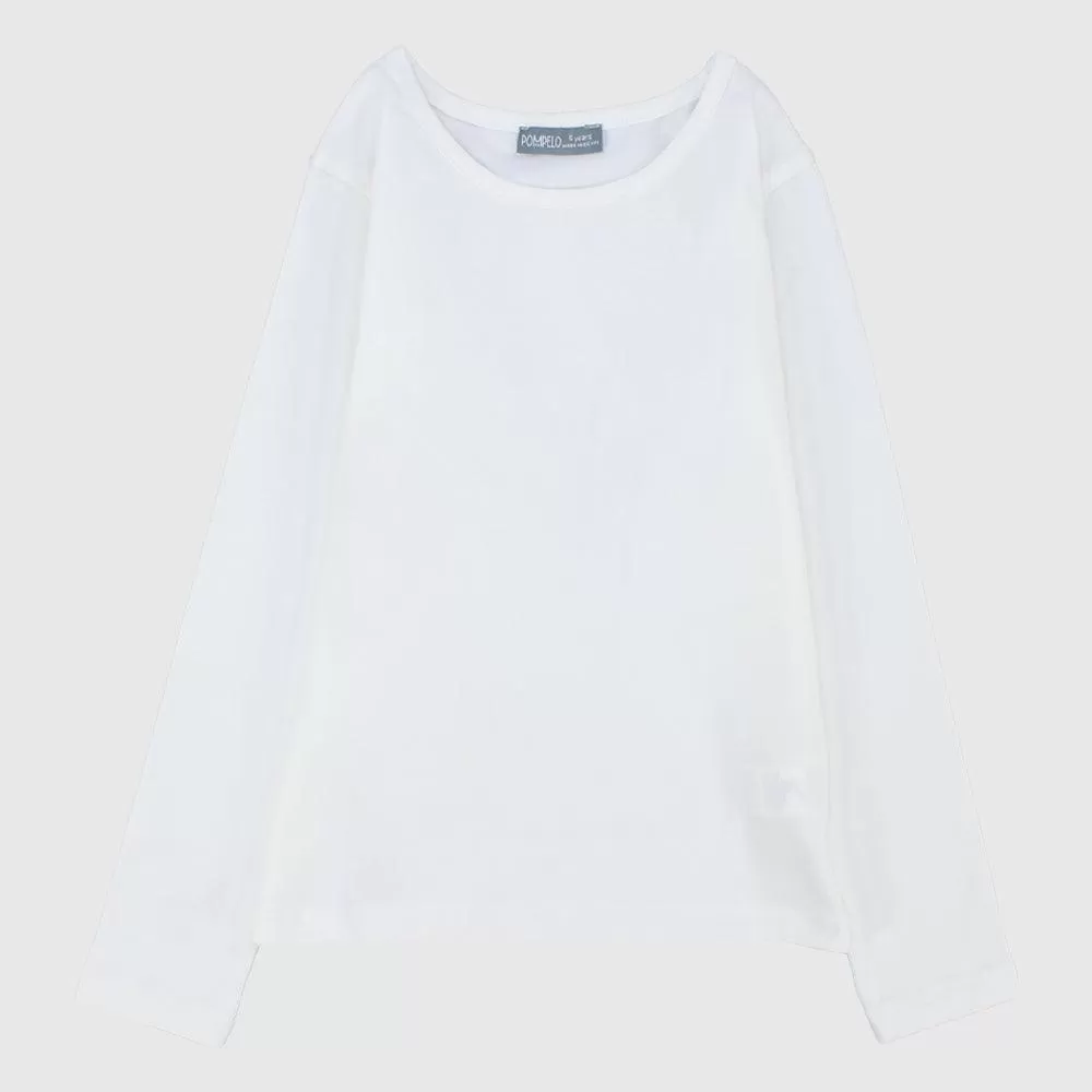 Plain Long-Sleeved T-Shirt