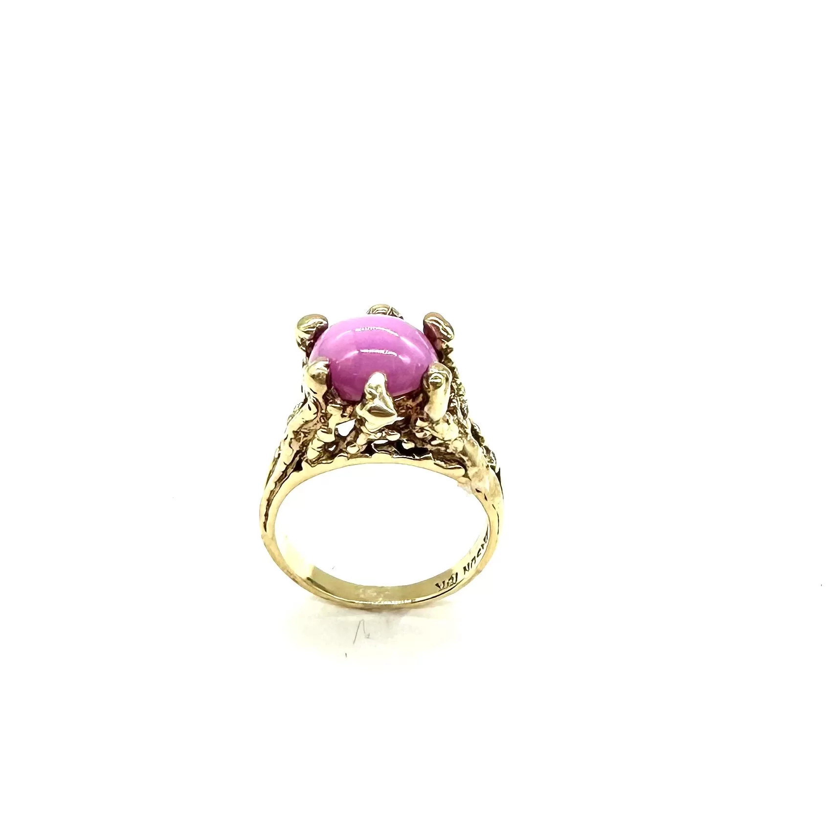 Purple Star Cabochon Ring