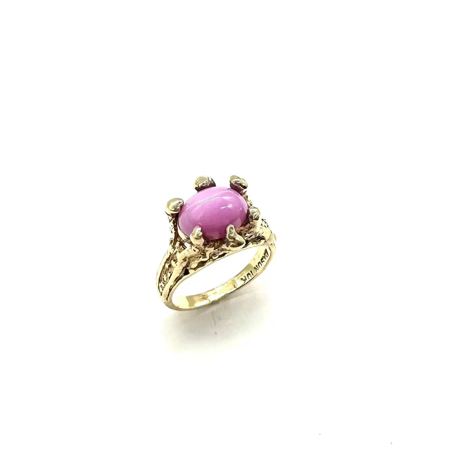 Purple Star Cabochon Ring