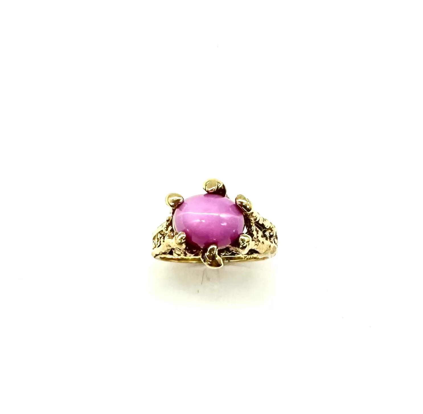 Purple Star Cabochon Ring