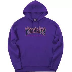 RACING HOODED SWEATSHIRT (PURPLE)