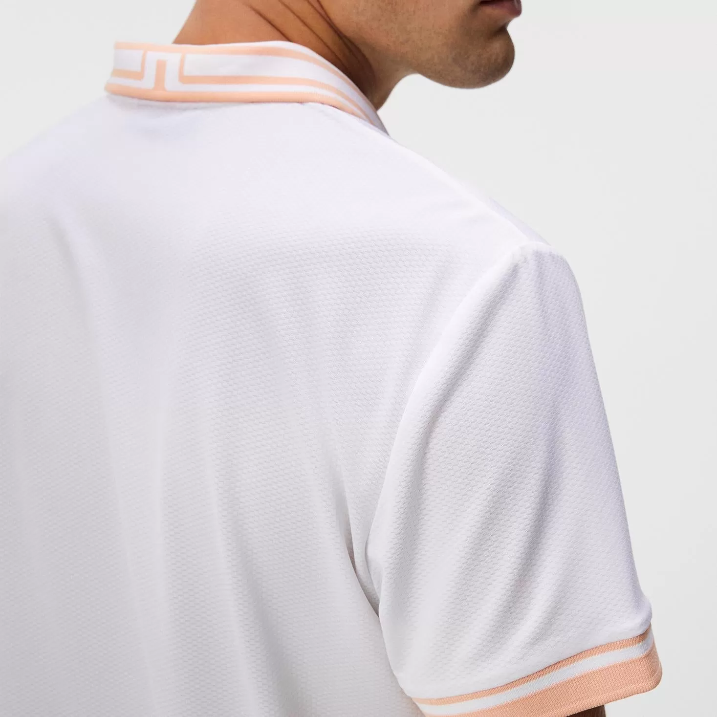 Reeve Tech Mesh Regular Fit Polo White - W23