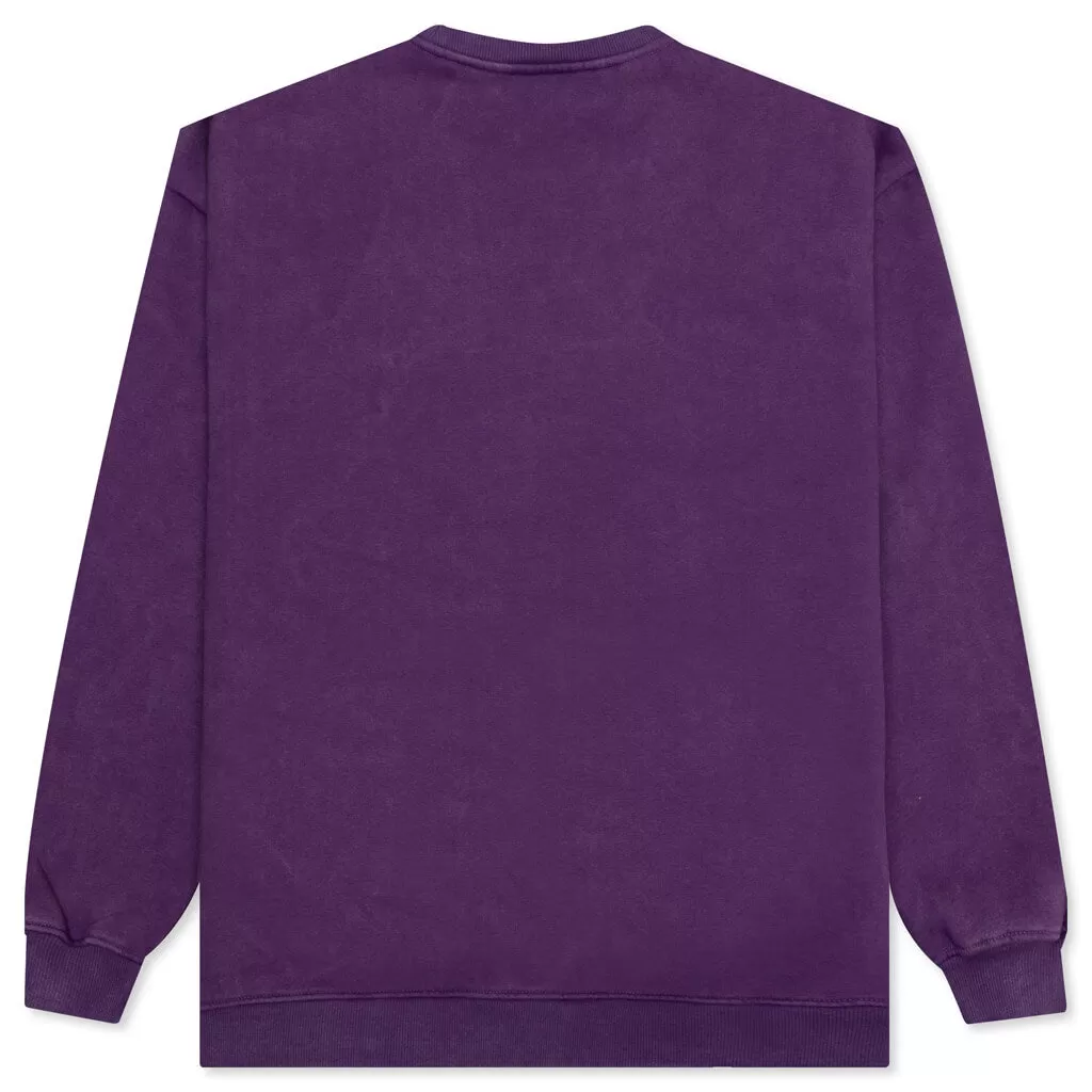 Sour Washed Crewneck - Purple