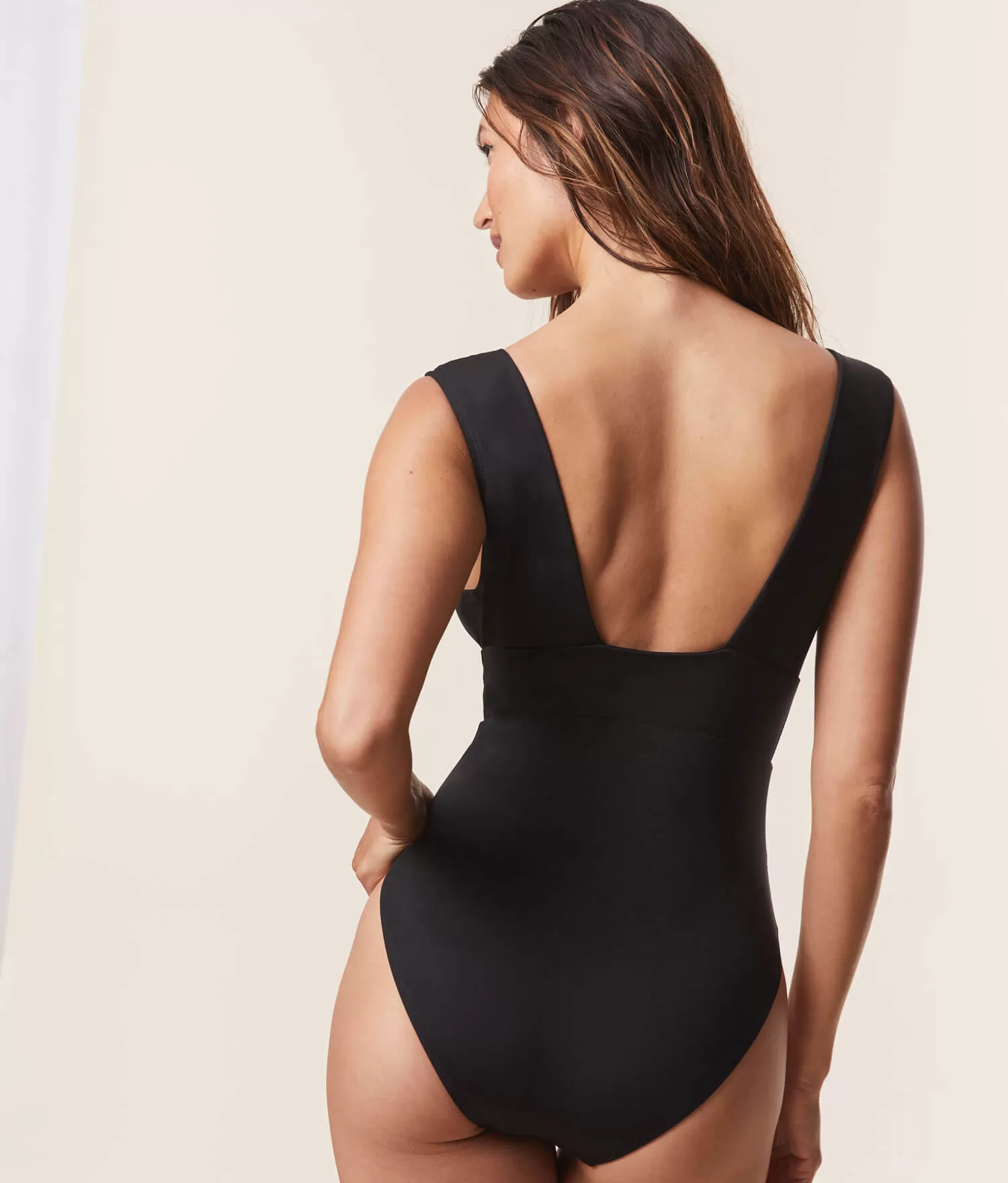 The Mykonos One Piece - Flat - Black - Long Torso