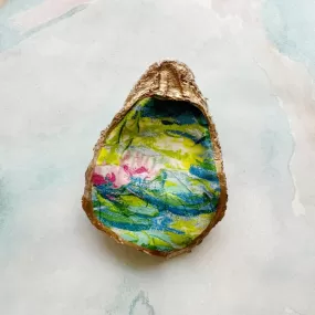 Water Lilies Oyster Shell Dish