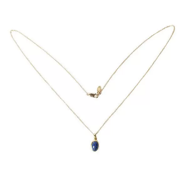 Zayah Lapis Lazuli Oval Necklace